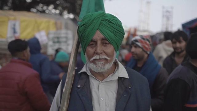 Frame from Remembering the Farmers’ Parade on Republic Day